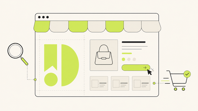 Diseño de una tienda online con catálogo, llamada a la acción y carrito
